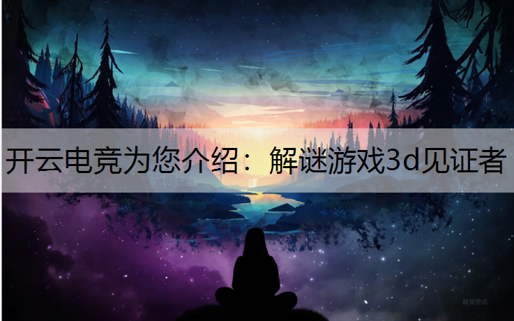 解谜游戏3d见证者